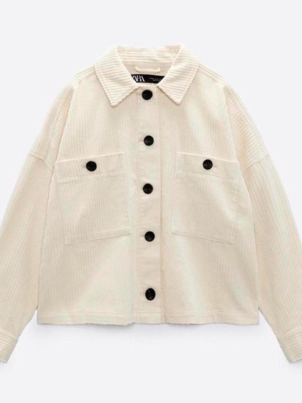 Zara cream corduroy jacket, NWOT